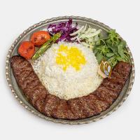 چلو خان کباب ارباب (نیم متری) (برنج ایرانی)