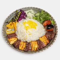 چلو کباب بختیاری (برنج ایرانی)