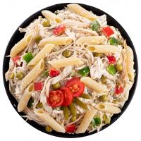 سالاد پاستا مرغ مهروند