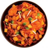 خوراک سوسیس با سیب زمینی مهروند