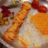 کته جوجه کباب حلزونی