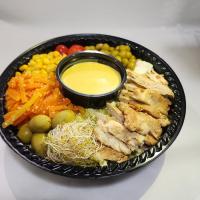 سالاد سزار با فیله گریل