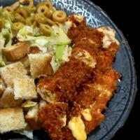 سالاد سزار با فیله سوخاری