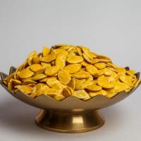 تخمه مرمری زعفرانی