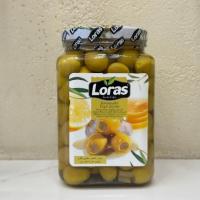 زیتون سبز با مغز سیر لوراس