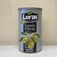 زیتون سبز با هسته قوطی لوراس