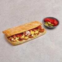 ساندویچ سوسیس تخم مرغ