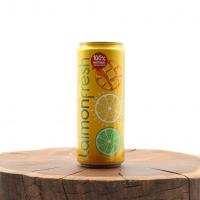 نوشیدنی گازدار قوطی لایمون فرش با طعم انبه 330 میلی لیتر