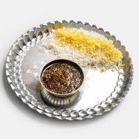 چلو خورشت قورمه سبزی