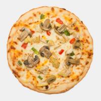 پیتزا مرغ و قارچ