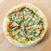 پیتزا چیکن پستو ایتالیایی