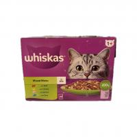 پوچ گربه ویسکاس آلمانی مولتی پک طعم میکس گوشت ها ۱۲عددی