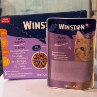 پوچ گربه وینستون طعم بوقلمون و اردک
