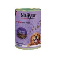 کنسرو شایر مرغ و گوشت چانکی ۴۰۰ گرمی