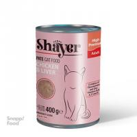 کنسرو گربه پته شایر با طعم جگر و مرغ