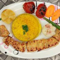 چلو جوجه کباب سینه بدون استخوان مخصوص