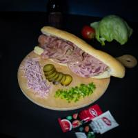 ساندویچ ژامبون تنوری