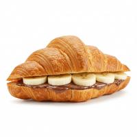 ساندویچ کروسان با نوتلا و موز