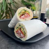 ساندویچ ژامبون گوشت و قارچ سرد