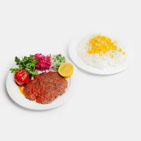 چلو کباب تابه ای