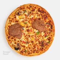 پیتزا مرغ و گوشت آمریکایی