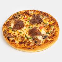 پیتزا استیک گوشت بره آمریکایی