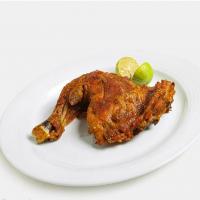 خوراک ران مرغ سرخ شده
