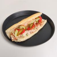 ساندویچ ژامبون مرغ تنوری