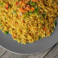 کاری پلو گیاهی