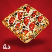 پیتزا سبزیجات پنجره ای بزرگ