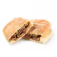 چاپاتا گوشت با دیپ چدار