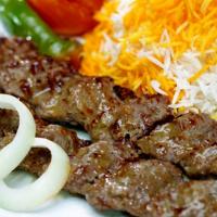 چلو کباب لقمه