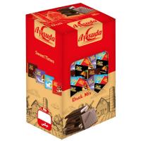 شکلات لیندا فله آی سودا با طعم های قهوه شیری سفید فندقی