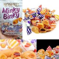 تافی مینکی بینکی با مغز ژله میوهای روشن