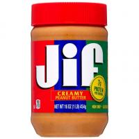 کره بادام زمینی کرمی جیف 454 گرم