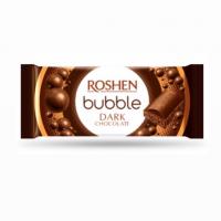 شکلات حبابی ۸۰ گرمی روشن با طعم شکلات تلخ