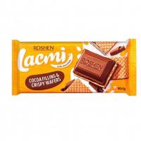شکلات لاکمی روشن با طعم ویفر و کرم شکلاتی ۹۰ گرمی
