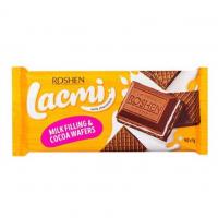 شکلات لاکمی روشن با طعم ویفر شکلاتی و کرم شیری ۹۰ گرمی