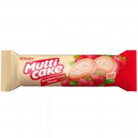 بیسکویت مولتی کیک روشن با طعم توت فرنگی