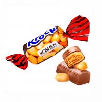 شکلات کروک روشن بادام زمینی و نمکی دو سر پیچ