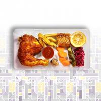 خوراک مرغ سس پز