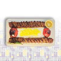 چلو کباب لقمه