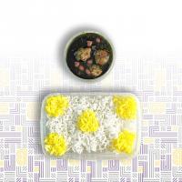 چلو خورشت قورمه سبزی