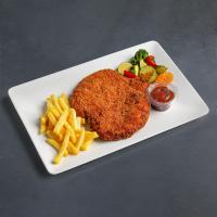 خوراک شنیسل مرغ