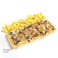 پیتزا فیتکس مرغ و شوید 10*23 سانتی متری