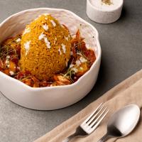 ميگو گريل با برنج اسپايسی