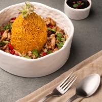 بشقاب شاورمای مرغ