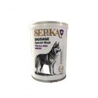 کنسرو سگ سپکا پلاس سوسیس گوشت و سبزیجات 400 گرم