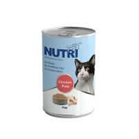 کنسرو گربه پته نوتری پلاس طعم مرغ 425 گرم