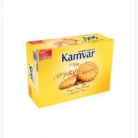 بیسکویت با جو دوسر بدون قند با آرد یولاف کامور 450 گرم